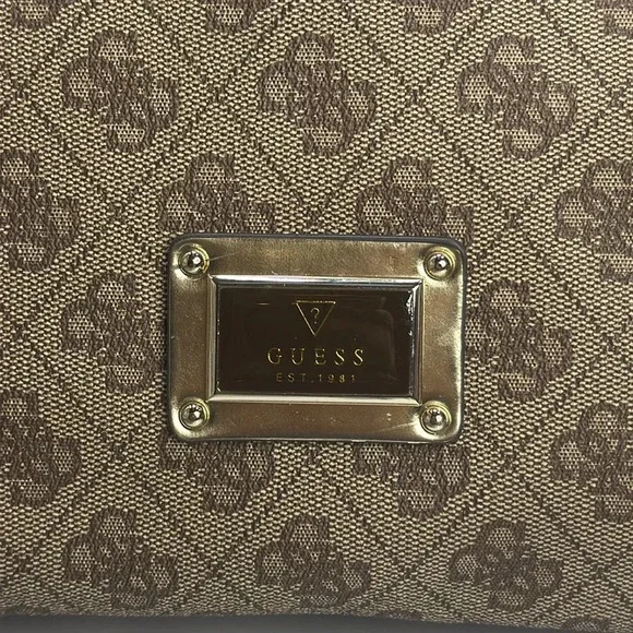 (Q0) GUESS Scandal Satchel Medium Tote, logo print - Picture 2 of 16